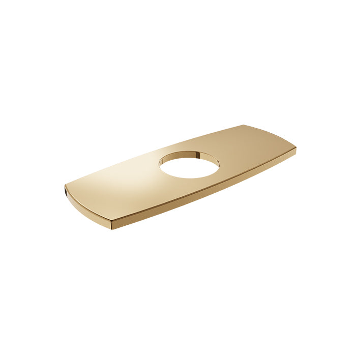 Baril Single-Hole Lavatory Faucet Plate - Gold