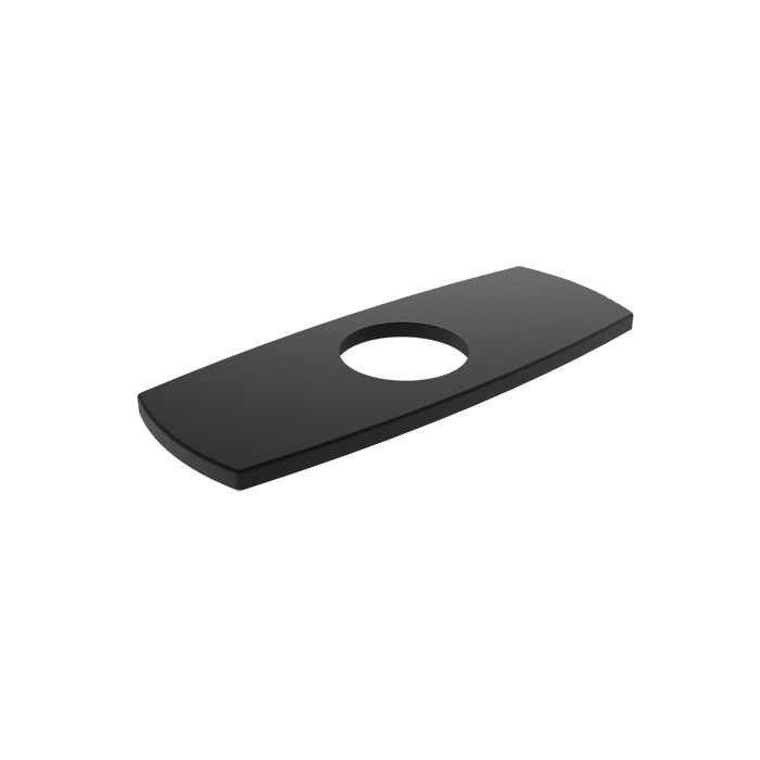 Baril Single-Hole Lavatory Faucet Plate - Matte Black