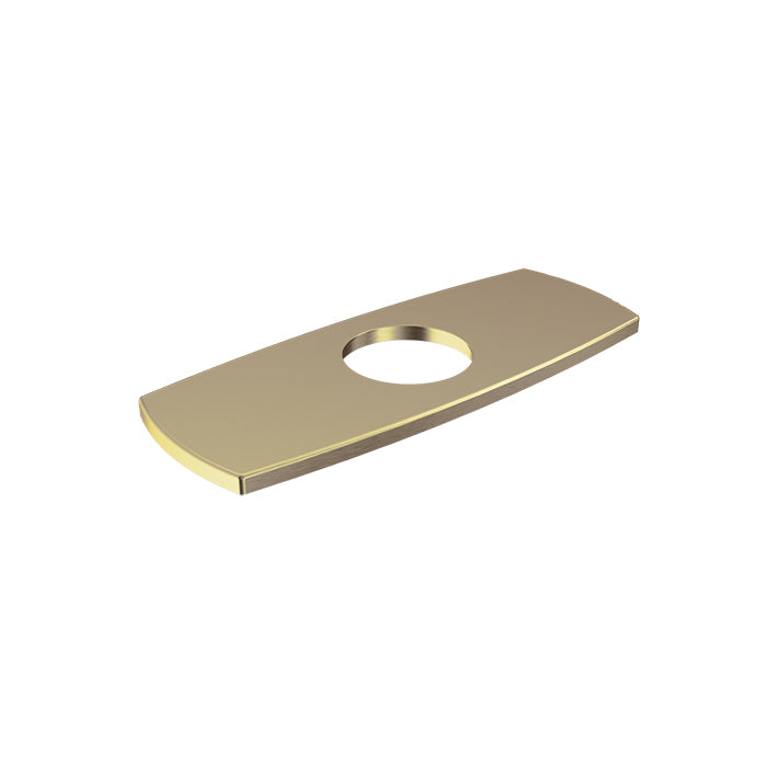 Baril Single-Hole Lavatory Faucet Plate - Warm Gold