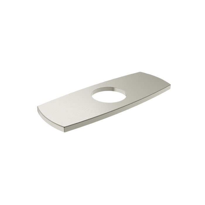 Baril Single-Hole Lavatory Faucet Plate - Brushed Nickel