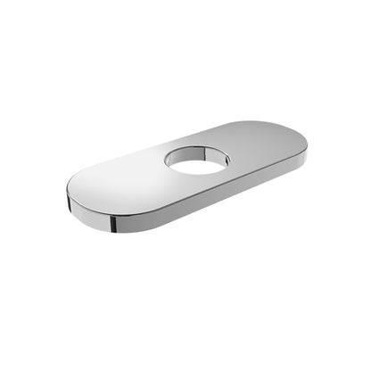 Baril Single-Hole Lavatory Faucet Oblong Plate - Polished Chrome