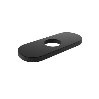 Baril Single-Hole Lavatory Faucet Oblong Plate - Matte Black
