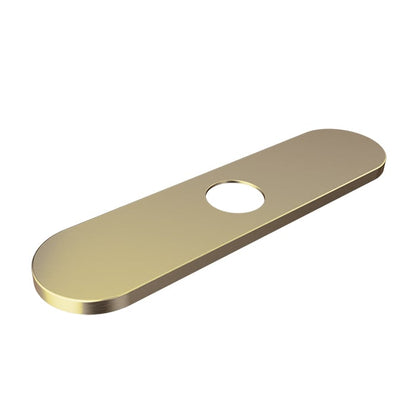 Baril 8 Inch Center-to-Center Faucet Hole Cover Plate - Warm Gold