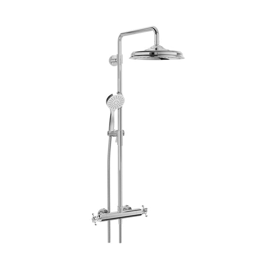 Baril Nautica B16 Complete Thermostatic Shower System On Column - Polished Chrome