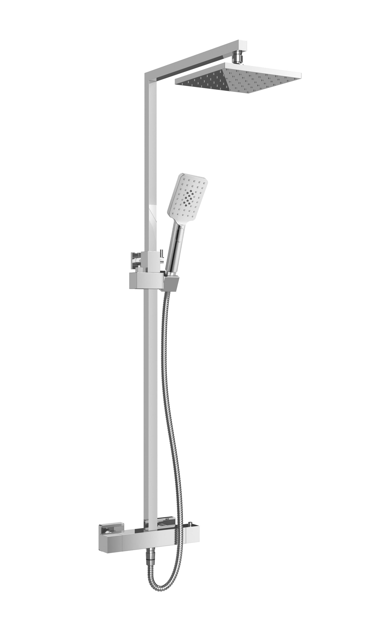 Baril Rec B05 Complete Thermostatic Shower Kit On Square Column - PRO-1401-03