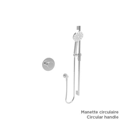 Baril Air B80 TRO-2101-80 Chrome with optional handle choices, sold separately; rough-in sold separately