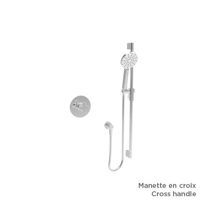 Baril Air B80 TRO-2101-80 Chrome with optional handle choices, sold separately; rough-in sold separately