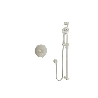 Baril Zip B66 Complete Pressure-Balanced Shower Kit - Brushed Nickel