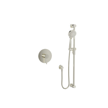 Baril Zip B66 Complete Pressure-Balanced Shower Kit - Polished Nickel