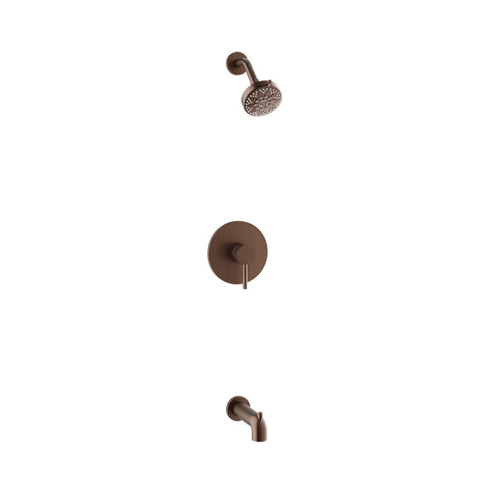 Baril Zip B66 Complete Pressure-Balanced Tub & Shower Kit - Venetian Bronze