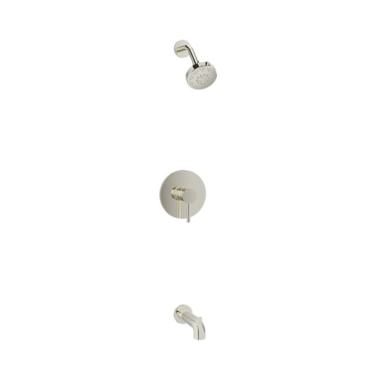 Baril Zip B66 Complete Pressure-Balanced Tub & Shower Kit - Polished Nickel