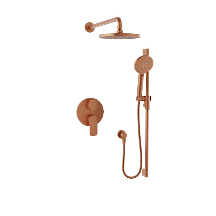 Baril Sens B45 Complete Pressure-Balanced Shower Kit - Satin Copper