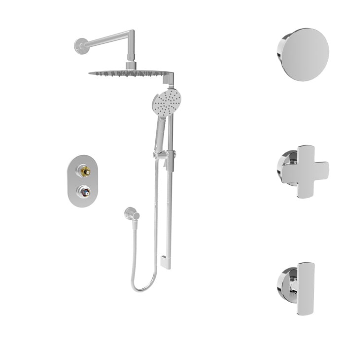 Baril Air B80 PRO-2811-80 in chrome; optional handle choices shown, handle kit sold separately.