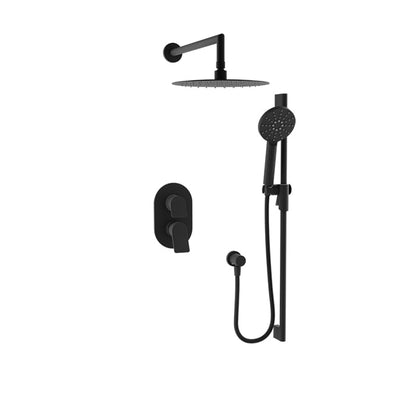 Baril Profile B46 Complete Pressure-Balanced Shower Kit - Matte Black