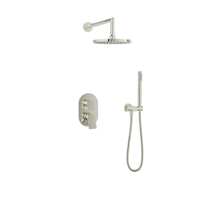 Baril Profile B46 Complete Pressure-Balanced Shower Kit - Polished Nickel