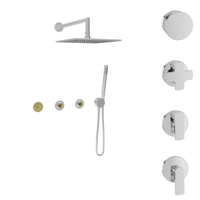 PRO-3302-80 — chrome handle options; handles sold separately