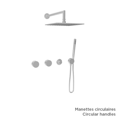 Baril TRO-3302-80 - Chrome - -9453-10_9500-10-CC handle option shown; handle kit and rough-in sold separately