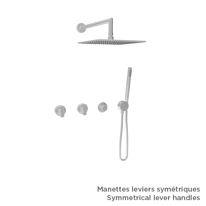 Baril TRO-3302-80 - Chrome - -9453-30_9500-30-CC handle option shown; handle kit and rough-in sold separately