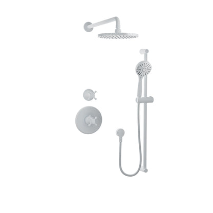 Baril Nautica B16 Complete Thermostatic Shower Kit - White