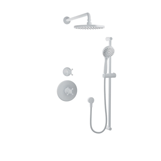 Baril Nautica B16 Complete Thermostatic Shower Kit - White