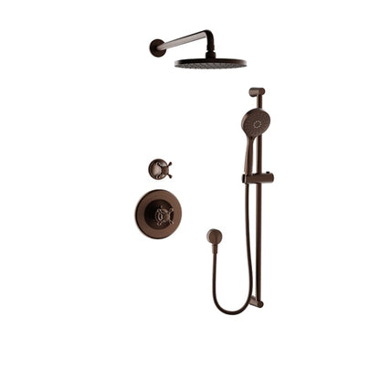 Baril Nautica B16 Complete Thermostatic Shower Kit - Venetian Bronze
