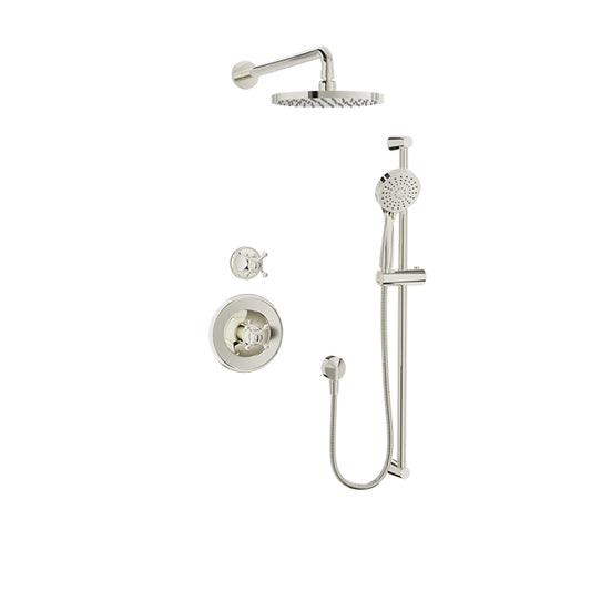 Baril Nautica B16 Complete Thermostatic Shower Kit - Polished Nickel