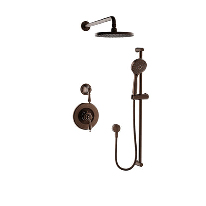Baril Ralph B18 Complete Thermostatic Shower Kit - Venetian Bronze