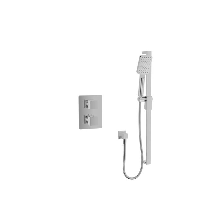 Baril Rec B05 Complete Thermostatic Pressure-Balanced Shower Kit - Polished Chrome