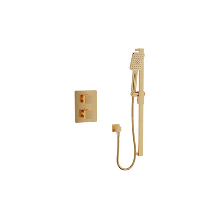 Baril Rec B05 Complete Thermostatic Pressure-Balanced Shower Kit - Gold