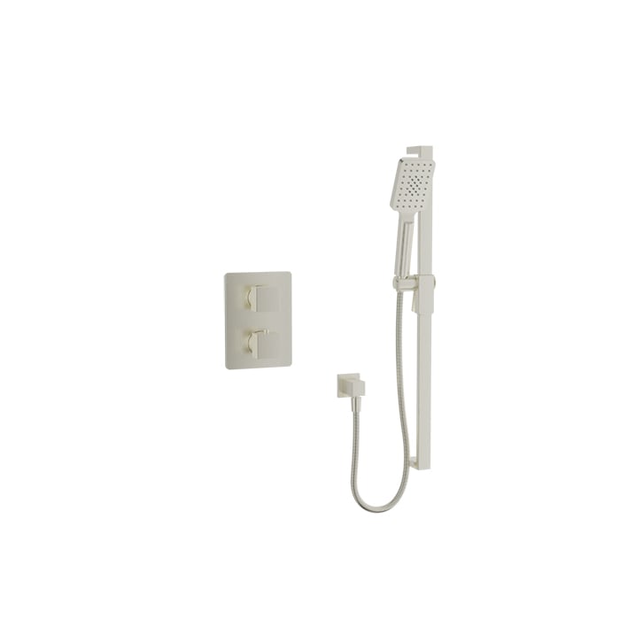 Baril Rec B05 Complete Thermostatic Pressure-Balanced Shower Kit - Brushed Nickel