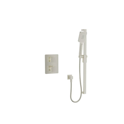 Baril Rec B05 Complete Thermostatic Pressure-Balanced Shower Kit - Brushed Nickel