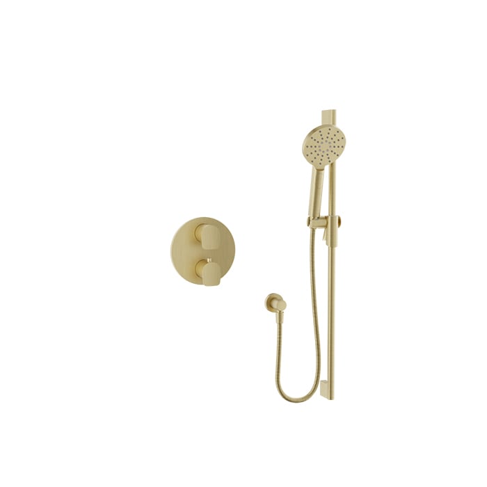 Baril Sens B45 Complete Thermostatic Pressure-Balanced Shower Kit - Satin Brass