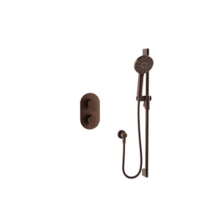 Baril Profile B46 Complete Thermostatic Pressure-Balanced Shower Kit - Venetian Bronze