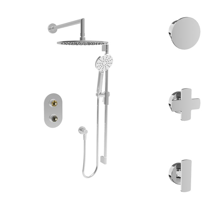 Baril Air B80 PRO-4203-80 in chrome; optional handle choices shown, handle kit sold separately.