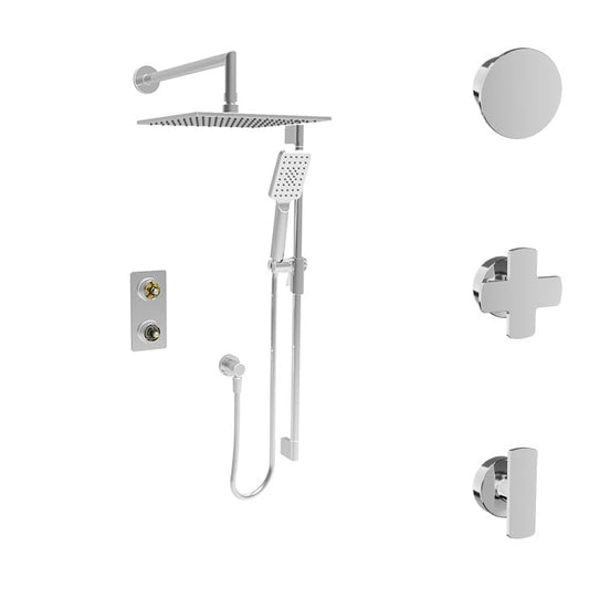 Baril Air B80 TRO-4204-80 overview showing available handle styles; handles and rough-in sold separately