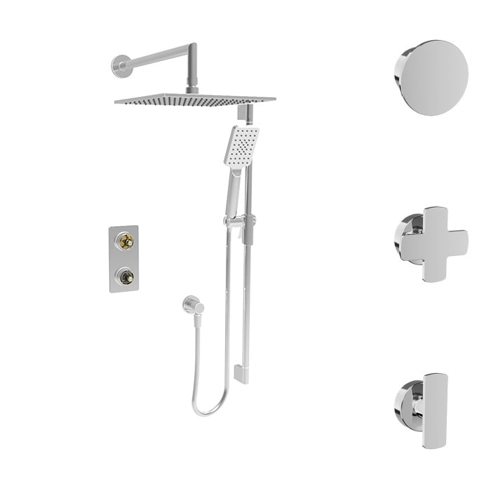 Baril Air B80 PRO-4204-80 in chrome; optional handle choices shown, handle kit sold separately.