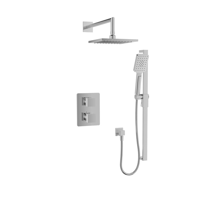 Baril Rec B05 Complete Thermostatic Pressure-Balanced Shower Kit - Polished Chrome