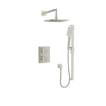 Baril Rec B05 Complete Thermostatic Pressure-Balanced Shower Kit - Polished Nickel