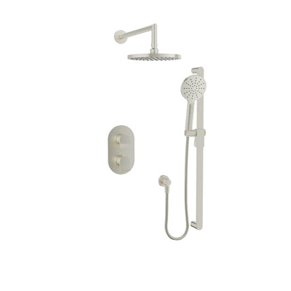 Baril Profile B46 Complete Thermostatic Pressure-Balanced Shower Kit - Brushed Nickel
