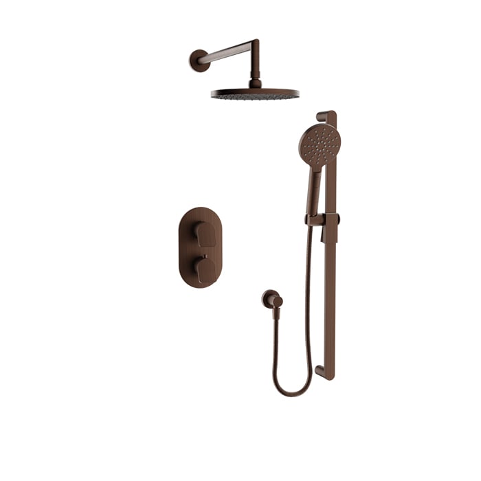 Baril Profile B46 Complete Thermostatic Pressure-Balanced Shower Kit - Venetian Bronze