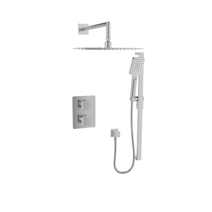 Baril Rec B05 Complete Thermostatic Pressure-Balanced Shower Kit - Polished Chrome