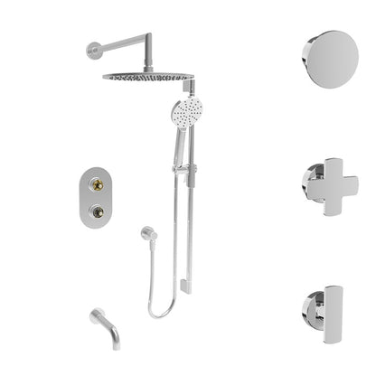 Baril Air B80 PRO-4303-80 in chrome; optional handle choices shown, handle kit sold separately.