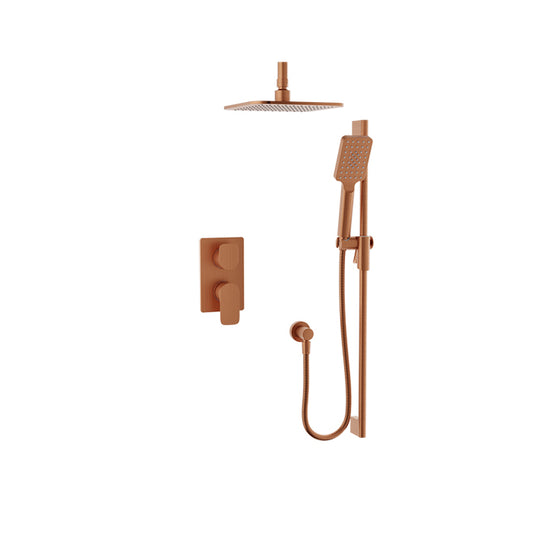 Baril Petite B04 Complete Pressure Balanced Shower Kit With Rough-In & 6" Ceiling Arm - PRR-2805-04