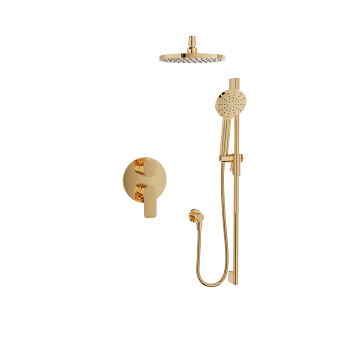 Baril Sens B45 Complete Pressure-Balanced Shower Kit - Gold