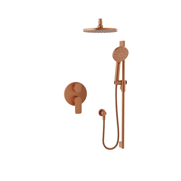 Baril Sens B45 Complete Pressure-Balanced Shower Kit - Satin Copper