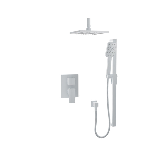 Baril Rec B05 Complete Pressure-Balanced Shower Kit - White