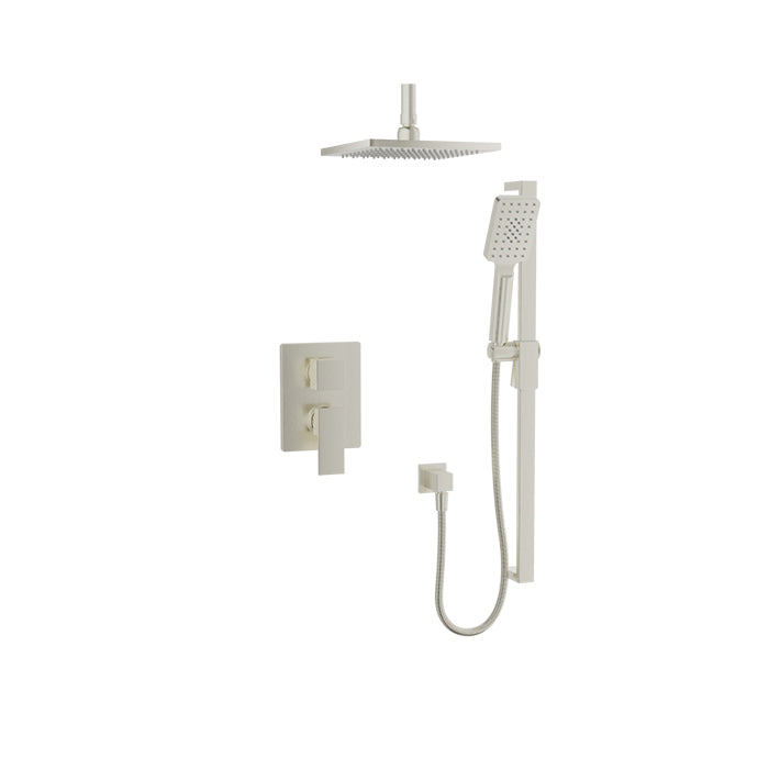 Baril Rec B05 Complete Pressure-Balanced Shower Kit - Brushed Nickel