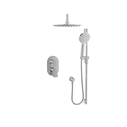 Baril Profile B46 Complete Pressure-Balanced Shower Kit, Ceiling-Mounted - Polished Chrome