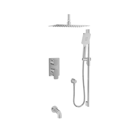 Baril Petite B04 Complete Pressure Balanced Shower Kit, 6" Ceiling Arm - PRR-2915-04