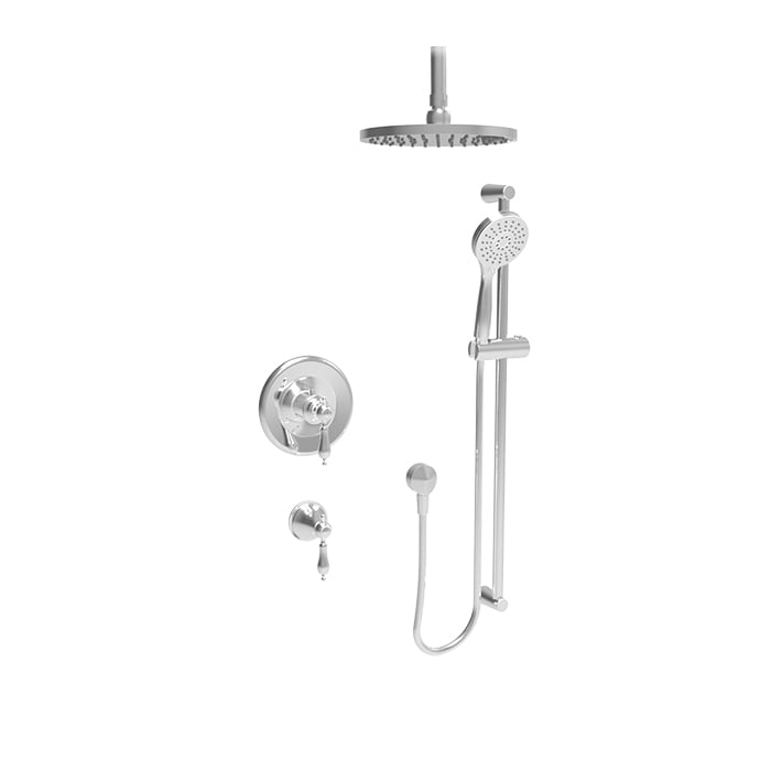 Baril Ralph B18 Complete Thermostatic Shower Kit - Polished Chrome